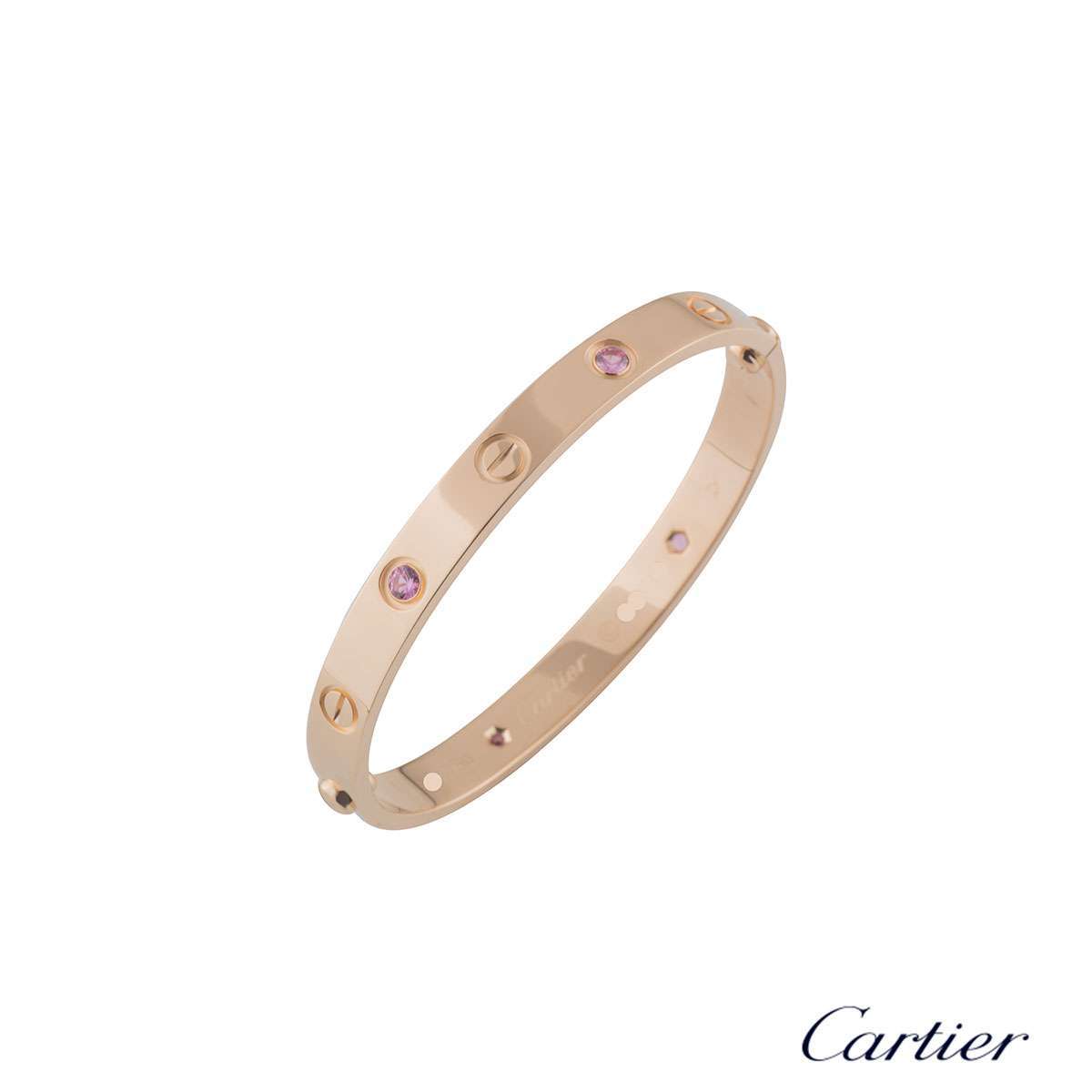 cartier love bracelet sapphire